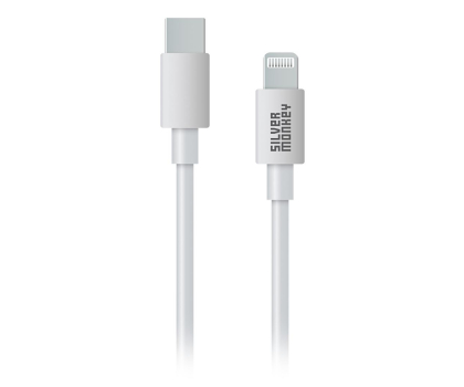 Kabel SILVER MONKEY Kabel USB-C - Lightning 0,5m SMA157